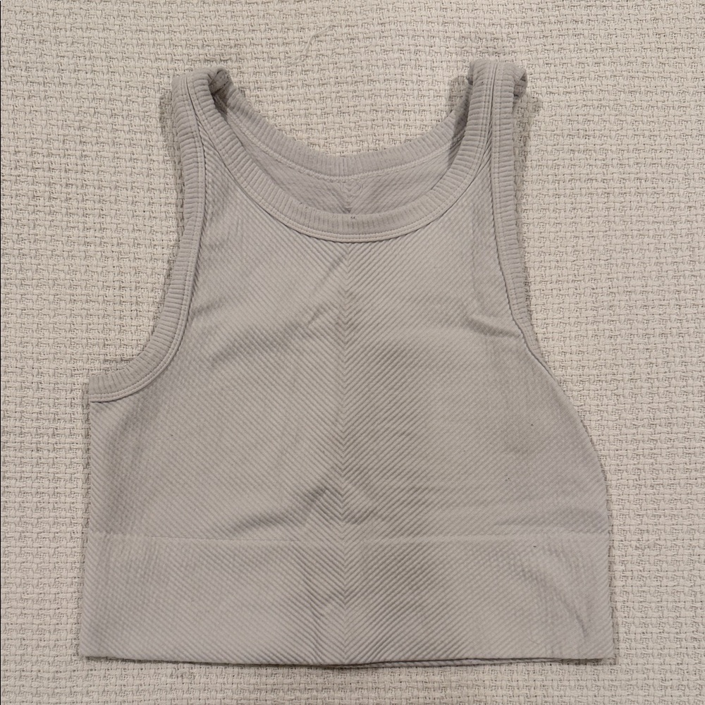 boutique cropped compression tank top